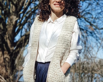 Crochet Pattern//Shepherd Vest