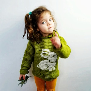 Bunny Sweater Crochet Pattern