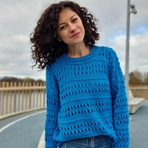 Modello lavorato a maglia//Maglione Kleos