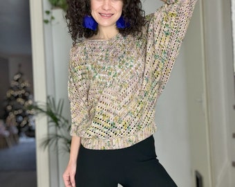 Crochet Pattern // Starry Night Blouse