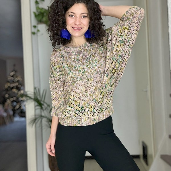 Crochet Pattern // Starry Night Blouse