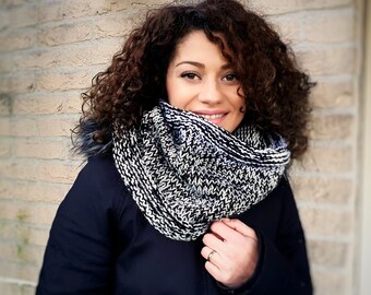 Easy Knitted Cowl. Knit PDF Pattern