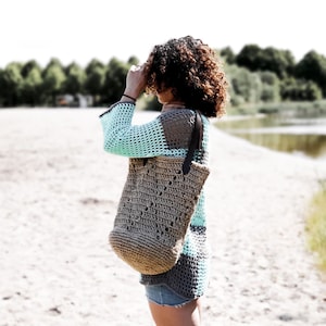 Crochet Pattern//Tossa Jute Beach Bag
