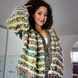 KNITTING PATTERN// Cozy Fluffy Cardigan