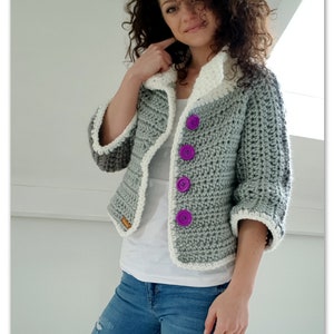 Fancy Jacket Crochet Pattern image 1