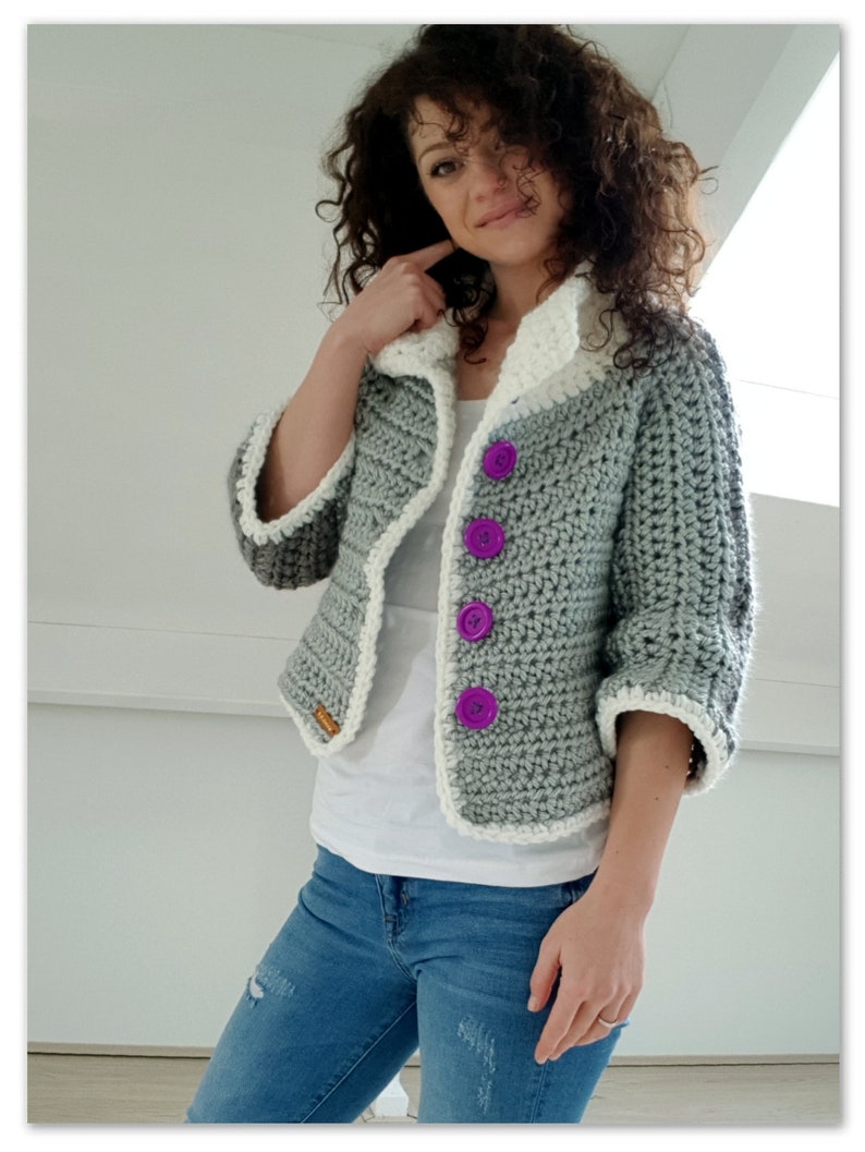 Fancy Jacket Crochet Pattern image 1