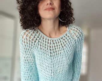 Crochet Pattern//Nuage Sweater