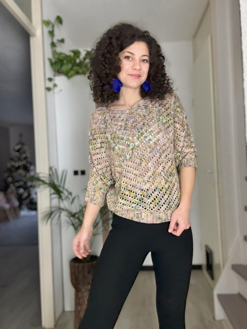 Crochet Pattern // Starry Night Blouse image 5