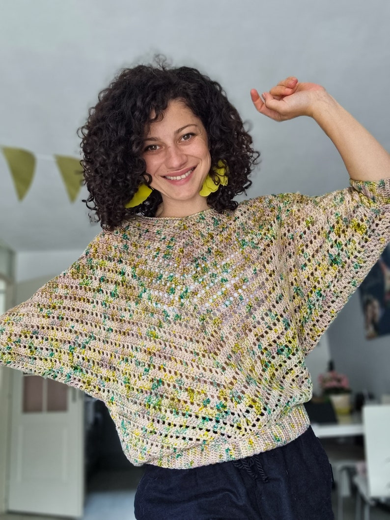 Crochet Pattern // Starry Night Blouse image 3