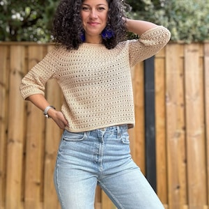 Crochet Pattern//Coral Blouse