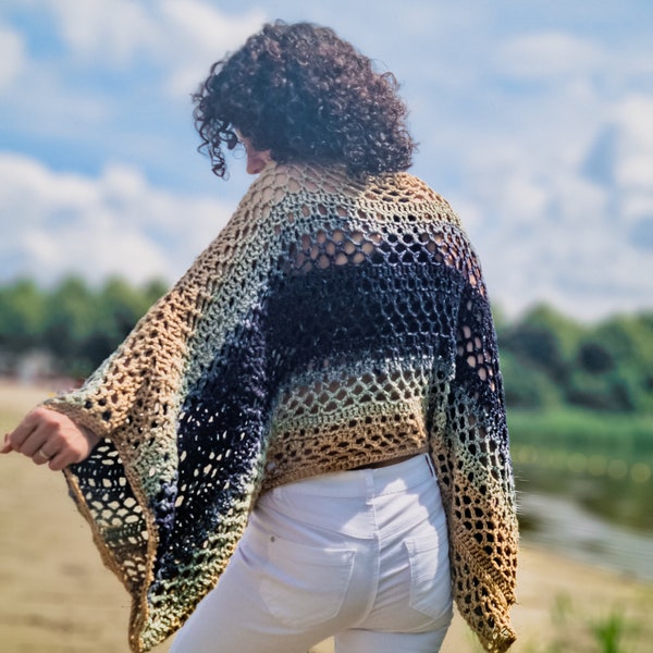 Crochet Pattern//Mystery Poncho