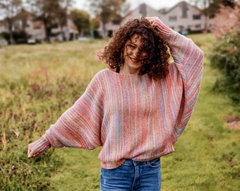 Crochet Pattern//Sunset Sweater