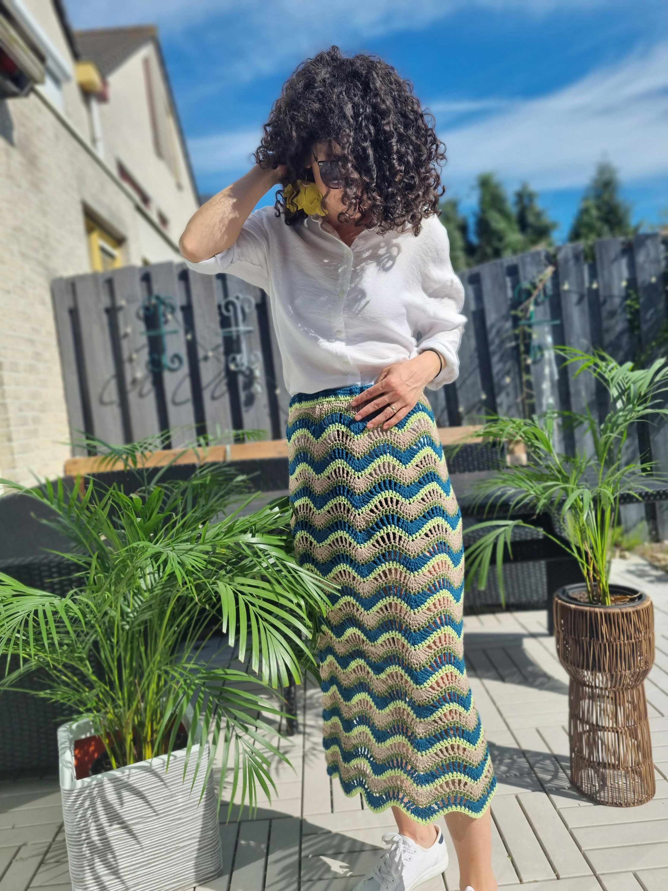 Zigzag Crochet Dress - Etsy