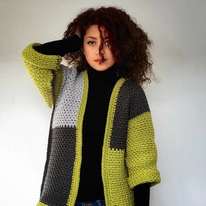 Pistachio Amid Rocks Jacket. Pdf Crochet Pattern image 2