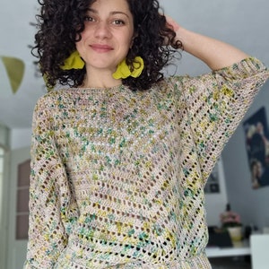 Crochet Pattern // Starry Night Blouse image 4