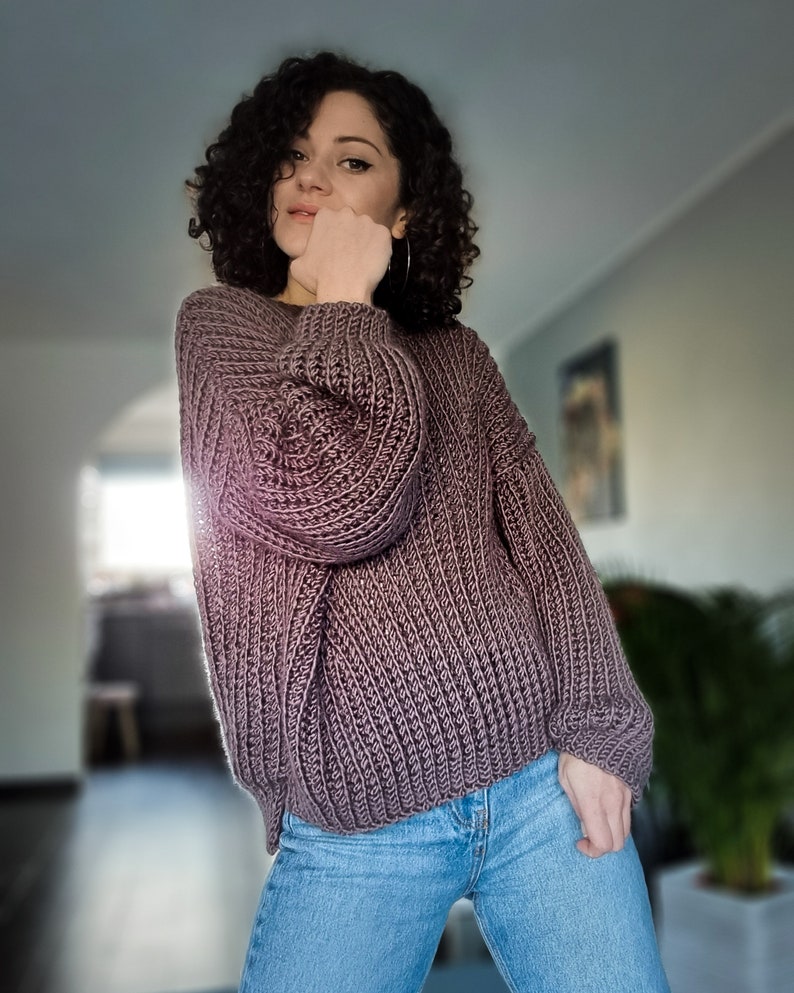 Crochet Pattern//cold Brew Sweater - Etsy