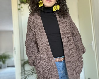 Crochet Pattern//Dare To Be Cozy Cardigan