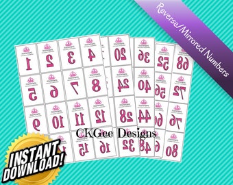 Correct LOGO Paparazzi Reverse Numbers for LIVE sales PDF Instant Download