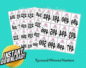CORRECT Paparazzi Logo Reversed/Mirrored LIVE sale numbers PDF Instant Download 201-500