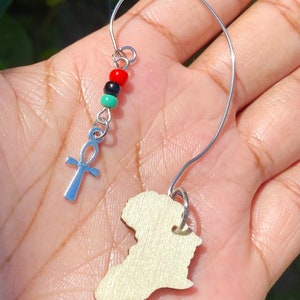 Africa ear jacket earring