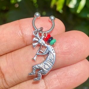 Kokopelli cartilage, helix, conch, earlobe earring