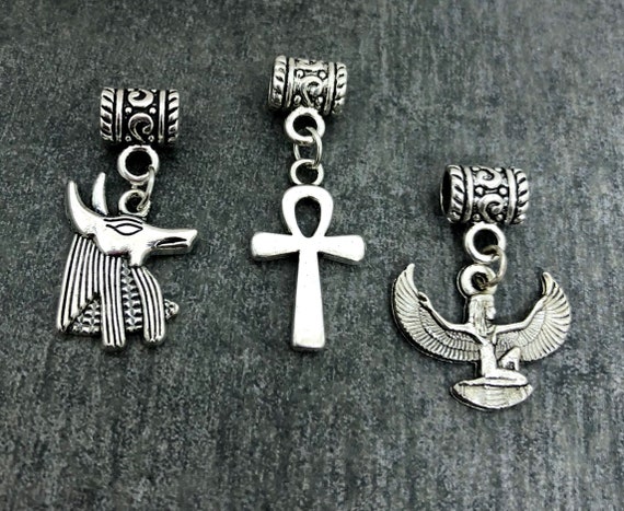 African ethnic Small Sisterlocks hair accessories Small Dreadlock jewelry Egyptian Native American dreadlock jewelry set
