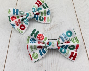 Christmas Ho! Ho! Ho! Dog Bow Tie