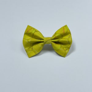 Vibrant yellow ball Dog Bow Tie / tennis / ball fan / ball boy / ball girl image 5