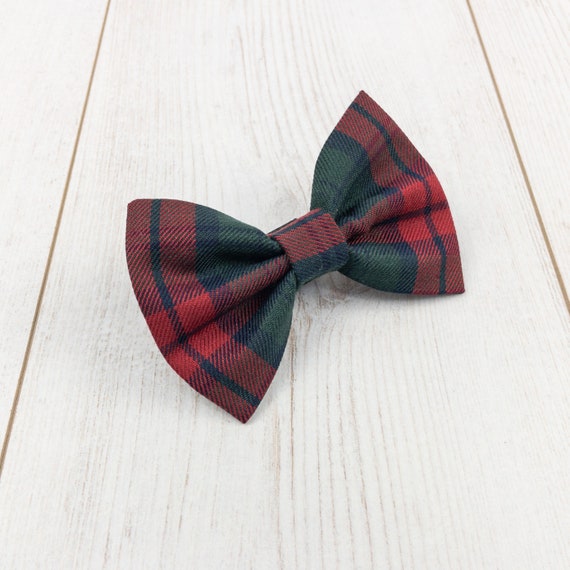 Tartan dog bow tie cheap