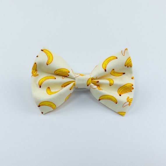 Banana Dog Bow Tie Etsy UK