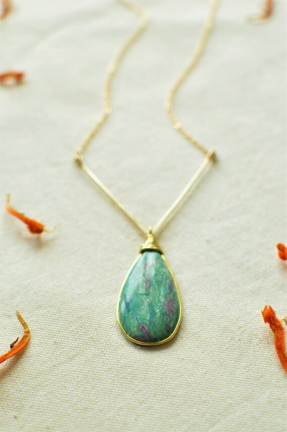 Ruby online fuchsite jewelry