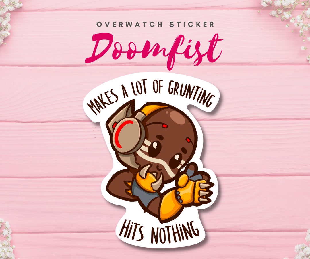 Doomfist Inspired Sticker - Etsy