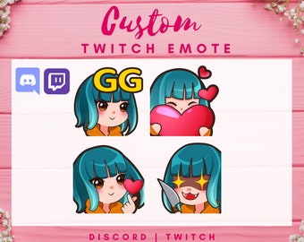 Aangepaste Twitch &Discord Emotes