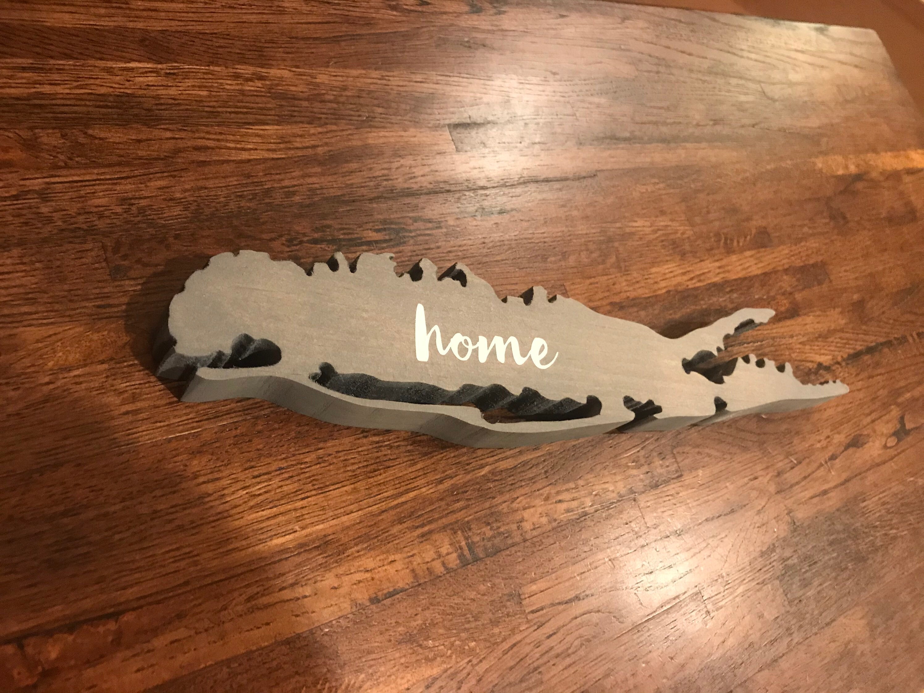 HOME Long Island wall decor sign Etsy