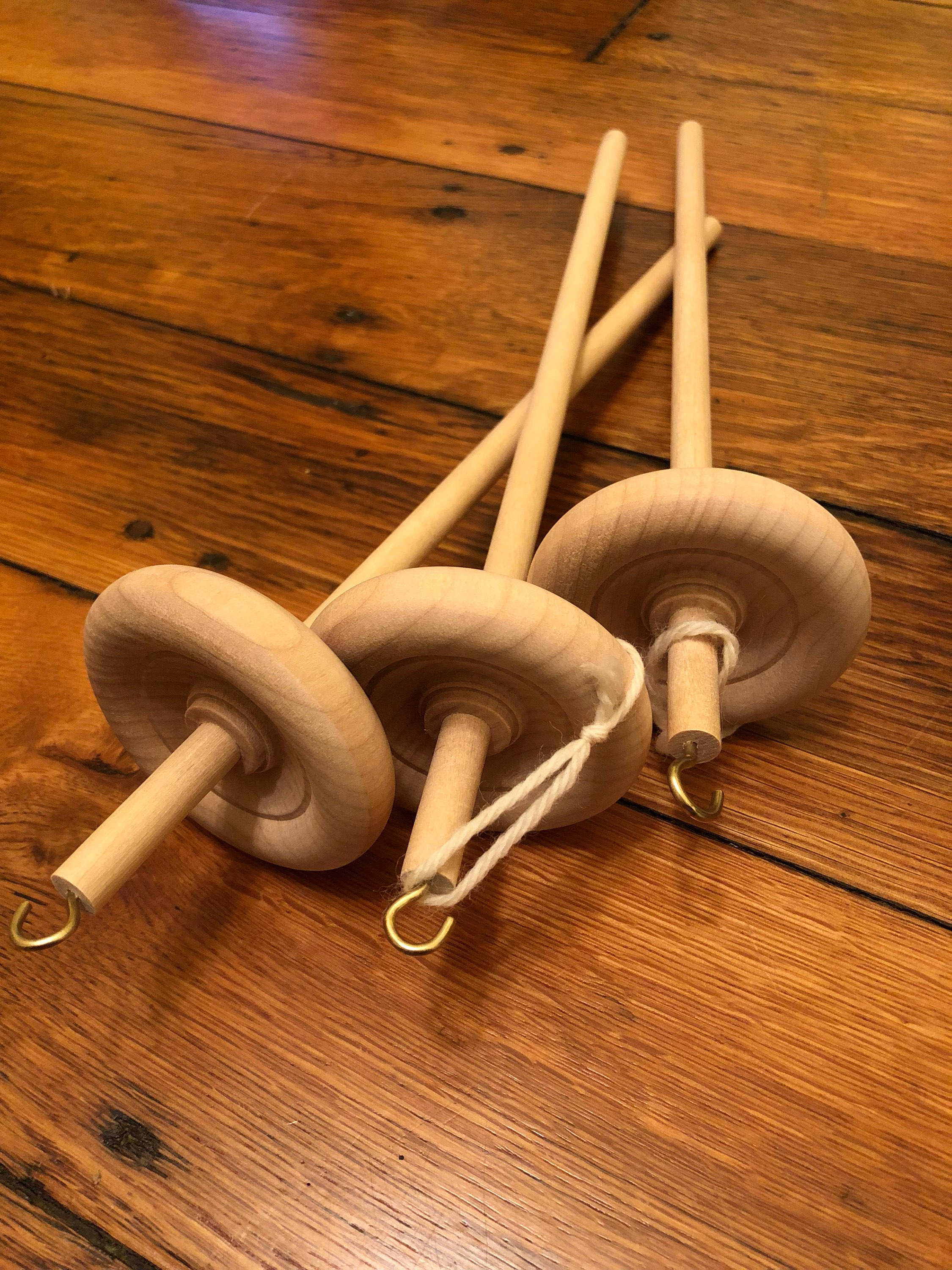 Drop Spindle, Learn to Drop Spindle, Top Whorl Spindle, Beginner Spin…