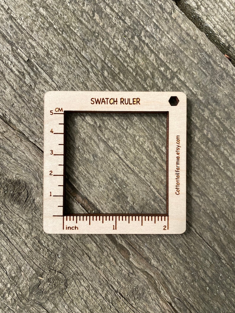 Swatch Ruler, Swatch Measuring Tool, Swatch Knitting Ruler - Etsy