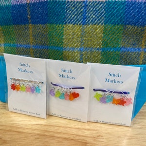 Stitch Markers, Knitting Marker, Stitch Marker for Knitting, Rainbow stitch markers, stitch marker set, acrylic markers