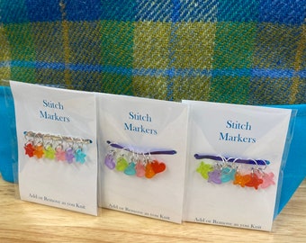 Stitch Markers, Knitting Marker, Stitch Marker for Knitting, Rainbow stitch markers, stitch marker set, acrylic markers