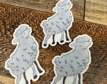 Sheep stickers, vinyl stickers, waterproof stickers