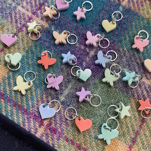 Stitch Markers, Knitting Marker, Stitch Marker for Knitting, Pastel stitch markers, stitch marker set, acrylic markers