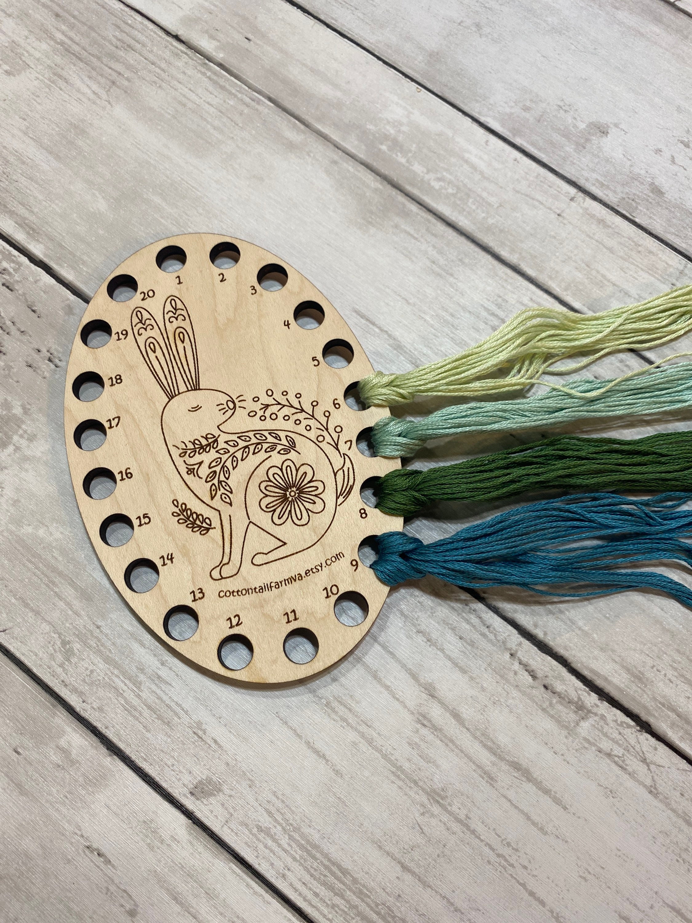 Thread Organizer Embroidery Floss Organizer Cross Stitch Etsy