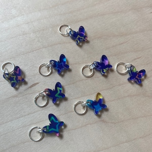 Stitch Markers, Knitting Marker, Stitch Marker for Knitting, Rainbow stitch markers, stitch marker set, acrylic markers