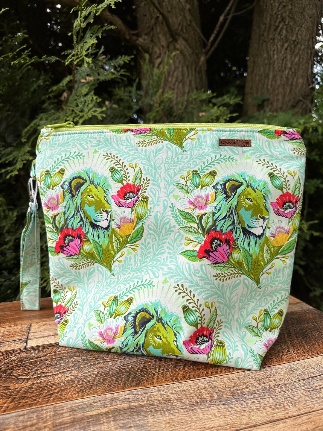 Project Bag Large Zippered Project Bag. Tula Pink Project Etsy