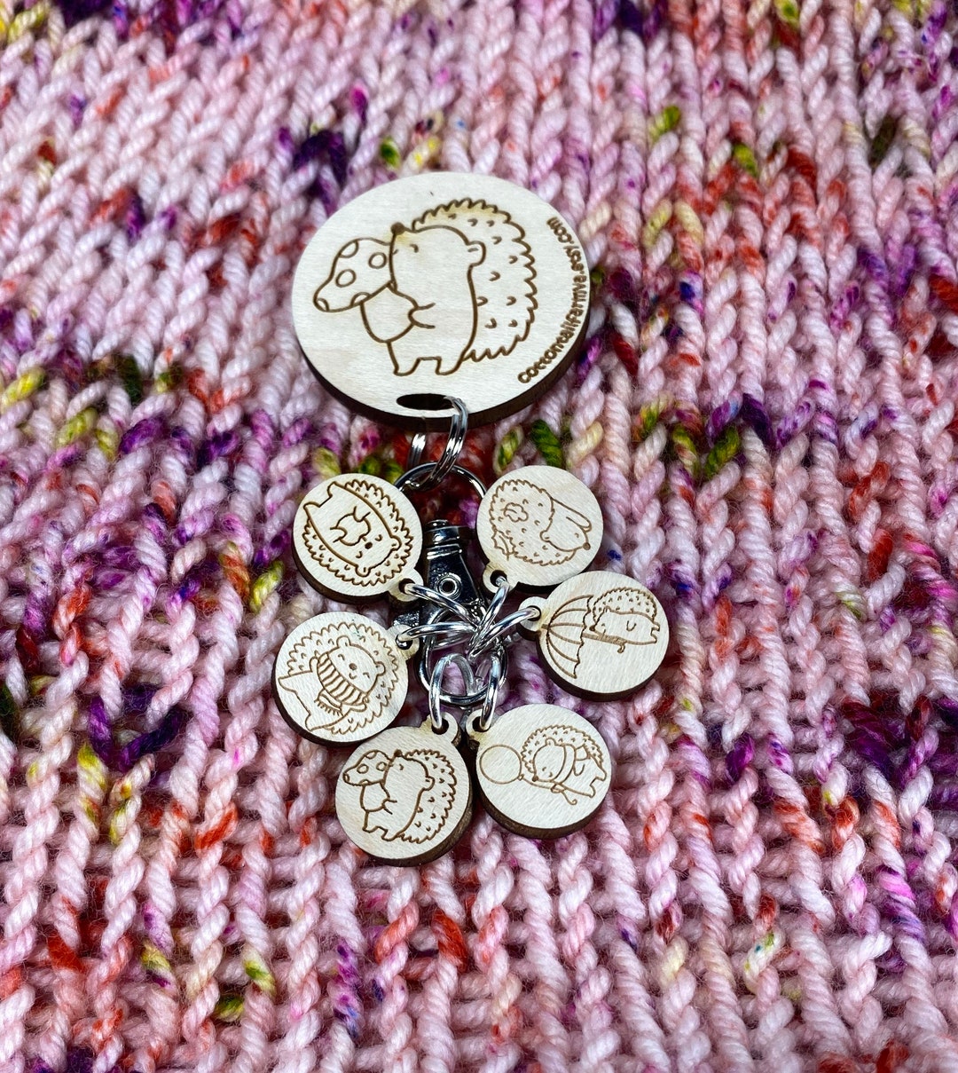 Hedgehog Stitch Markers, Knitting Marker, Stitch Marker for Knitting