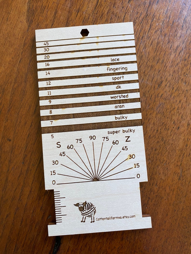 Roving Craft Supplies & Tools Yarn Gauge Spinners Tool WPI gauge