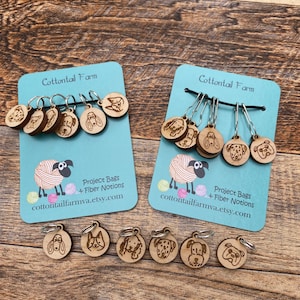 Dog Stitch Markers, Knitting Marker, Stitch Marker for Knitting, Crochet markers