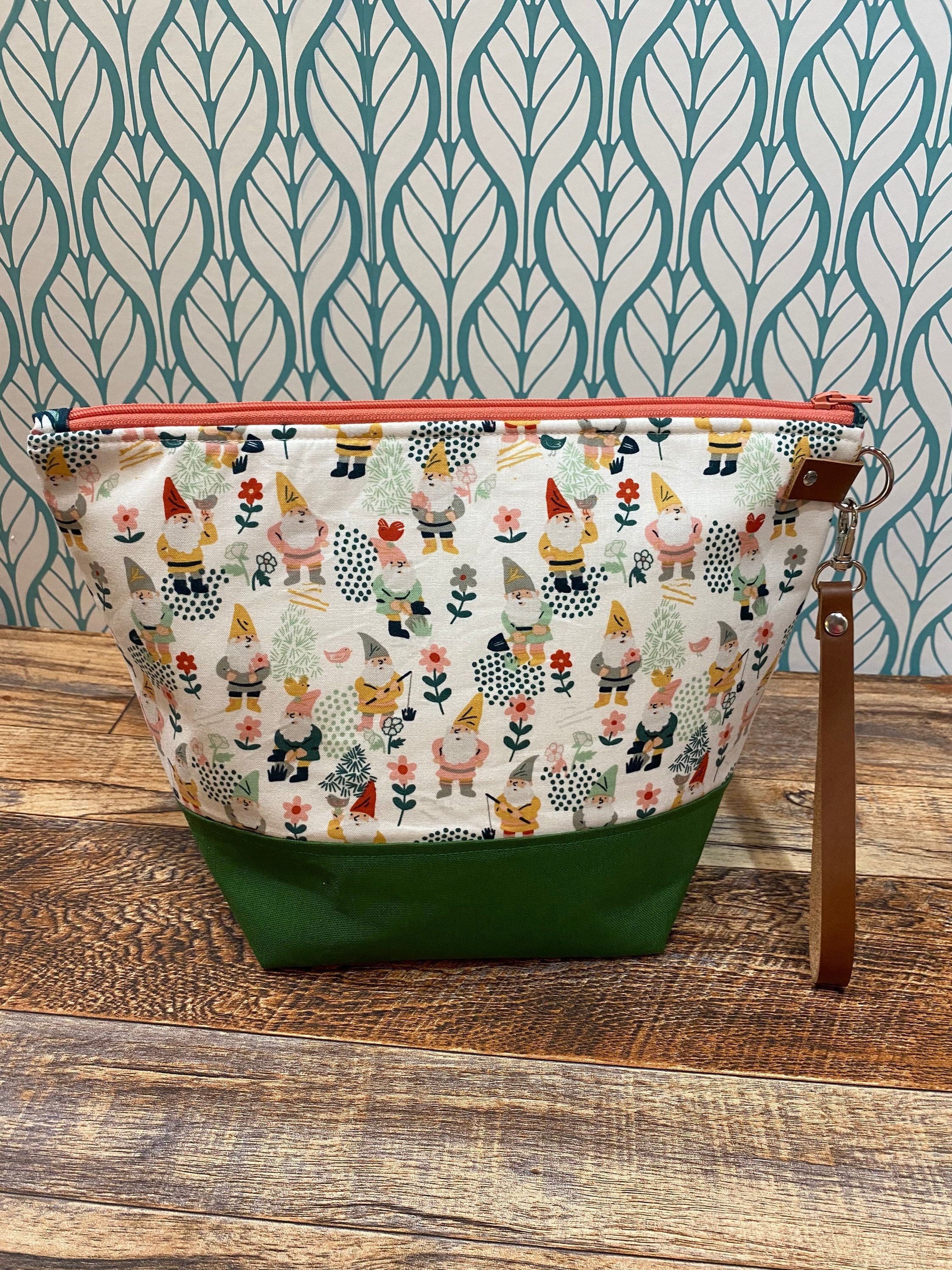 Project Bag Knitting Bag Zippered Project Bag Zipper Etsy