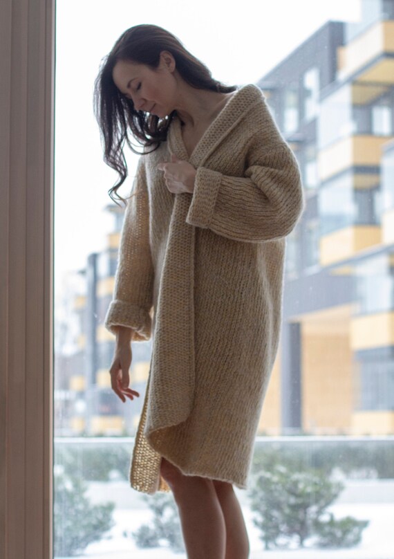 warm wool cardigan