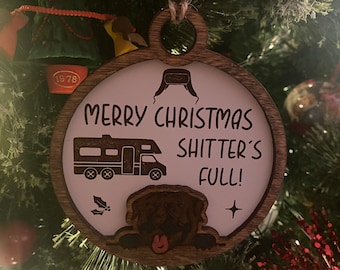 Merry Christmas, Shitter’s Full Ornament