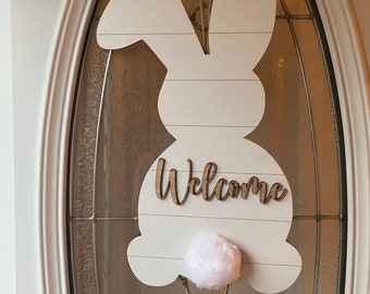 Shiplap Bunny Door Hanger